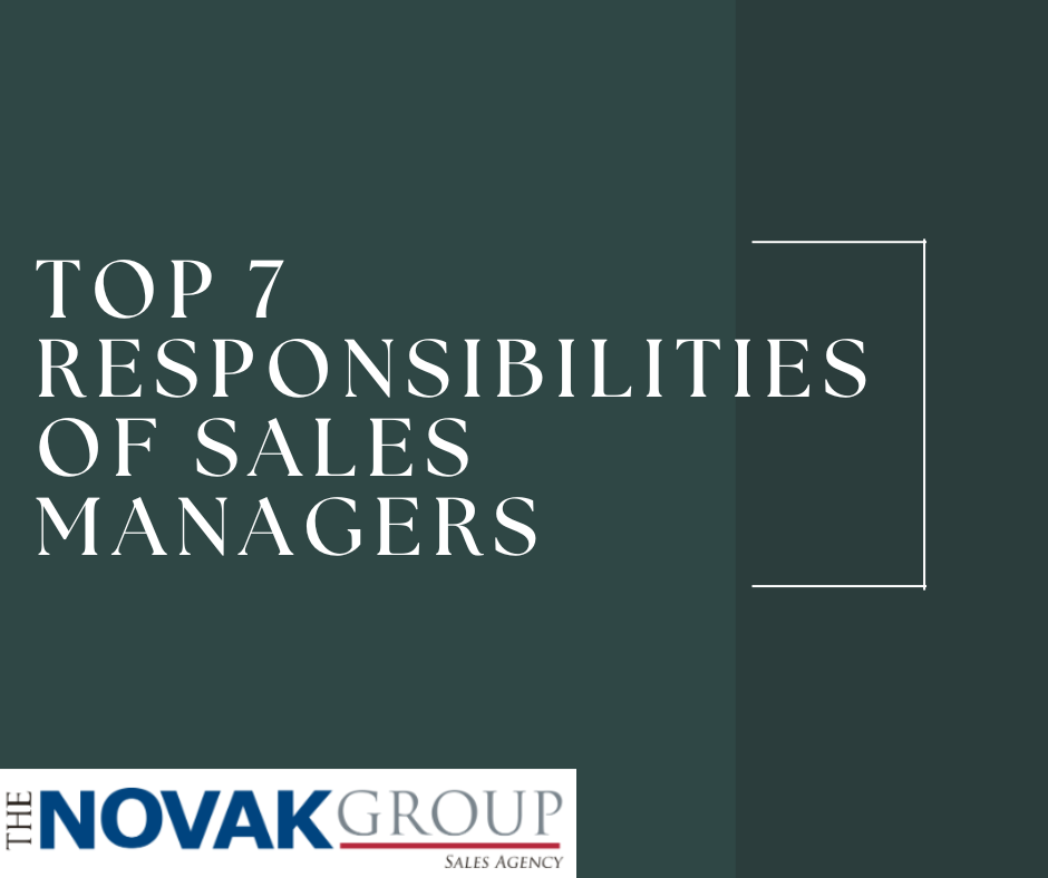 sales manager responsibilities