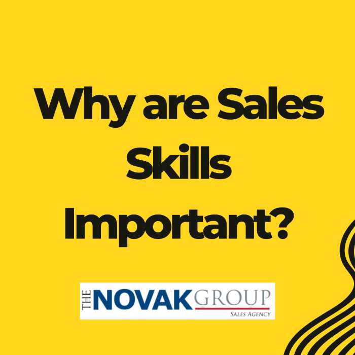 why are sales skills important